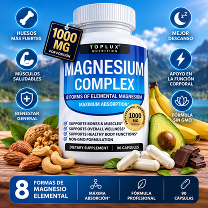 MAGNESIO COMPLEX USA 8 ELEME 1000 MG